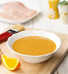 Marinatura al burro di arachidi, zenzero e arancia