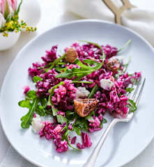 Red Cabbage Salad with Figs and Gorgonzola