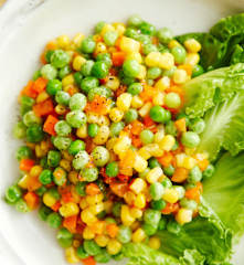 亚麻籽油青豆玉米粒