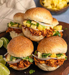 Mini Chicken Tortas Al Pastor