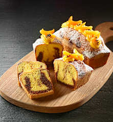 Plumcake variegato al cioccolato e cremoso alle albicocche di Luca Montersino