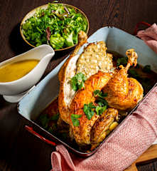 Nadziewany kurczak na Varomie