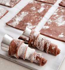 Massa folhada de chocolate