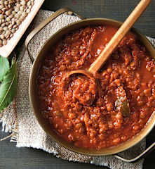 Ragù di lenticchie