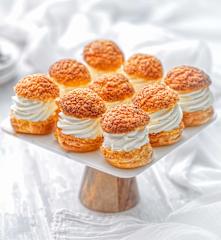 Choux craquelins à la vanille
