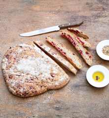 Beetroot ciabatta
