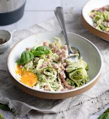 Fideos a la Carbonara