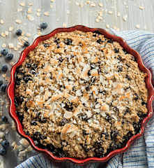 Washington Baked Blueberry Oatmeal