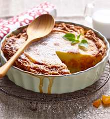 Clafoutis exotique aux abricots secs