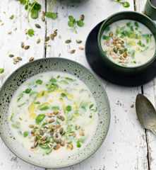 Watercress and Oat Soup