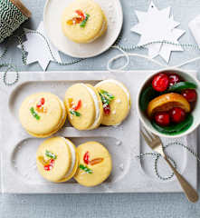Macarons roscón de Reyes