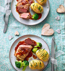 Mușchi de vită în pachețele de bacon