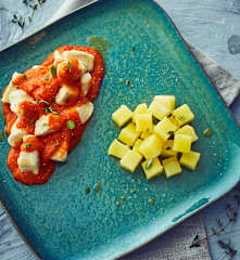 Bocconcini di pollo con patate (Bimby Friend)