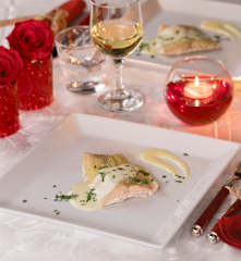 Salmone glassato miele e senape