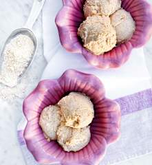 Helado de harina tostada