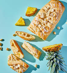 Tresse à l’ananas et au fromage