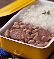 Arroz e feijão tradicional