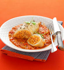 Calamars farcis au chorizo