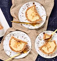 Bûche poire-caramel