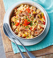 One pot blé au bœuf et au paprika