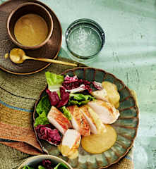 Bananen-Curry-Sauce mit Hähnchenbrust