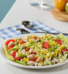 Ensalada de pollo y pomelo