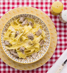 Tagliatelle smalzade