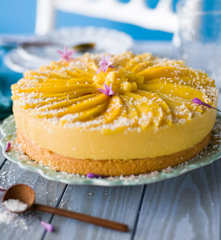 Bavarois à la mangue