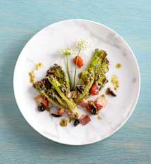 培根紅捲鬚溫沙拉