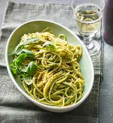 Pasta mit Pistazien-Pesto