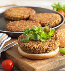 Walnuss-Pilz-Patties