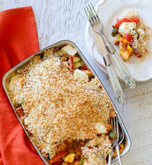 Středomořský zeleninový pekáč