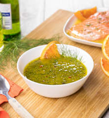 Marinatura all'arancia e finocchietto