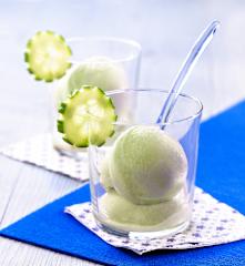 Sorbet concombre-sirop d'érable