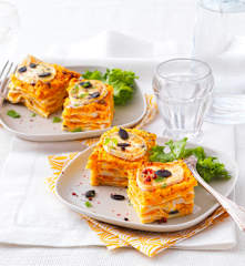 Lasagne au potiron et chèvre frais
