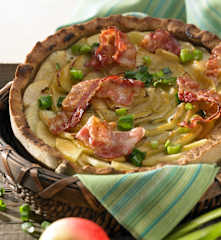 Speck-Apfel-Quiche