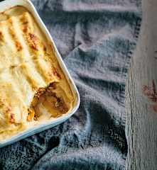 Canelones de salmão