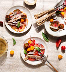 Ensalada de tomate con ventresca