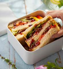 爆浆菲力牛肉三明治便当