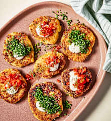 Placki z purée ziemniaczanego