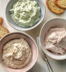 Mousse di prosciutto, tonno o formaggio