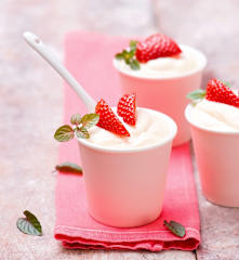 Mus z białej czekolady