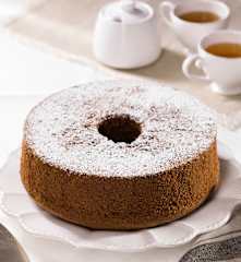 Chiffon cake al cioccolato