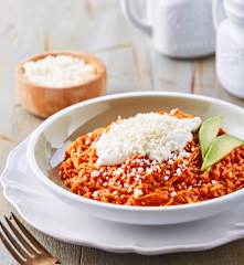 Fideo seco en salsa de chiles