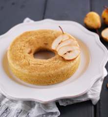 Gâteau poire et porto à la vapeur