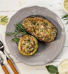 Verdure ripiene con pane integrale aromatico