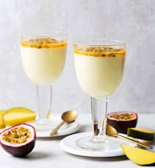 Mango Dessert met Passie Fruit