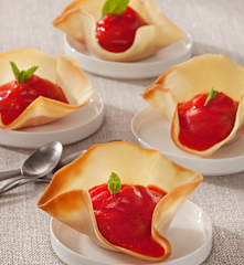 Sorbete de fresa