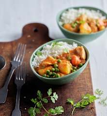 Quick Thai Chicken Curry with Basmati Rice