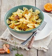 Sauté de porc à la mandarine et au curcuma